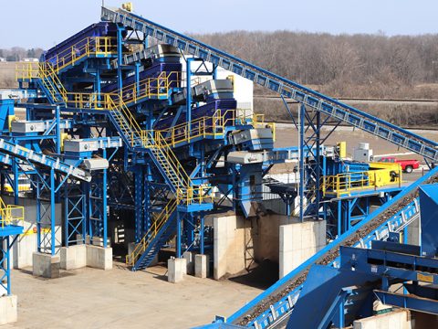 Metal Recycling Conveyor System