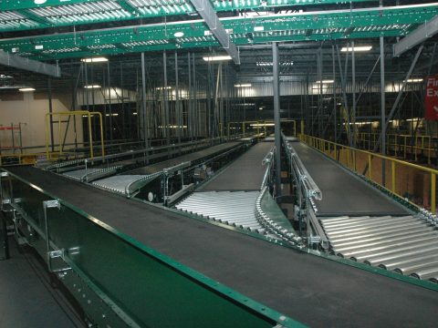 Distribution Facility Package Conveyor