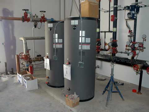 Domestic Hot Water Storage at Middle School
